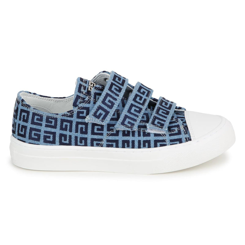 Boys & Girls Blue Logo Shoes