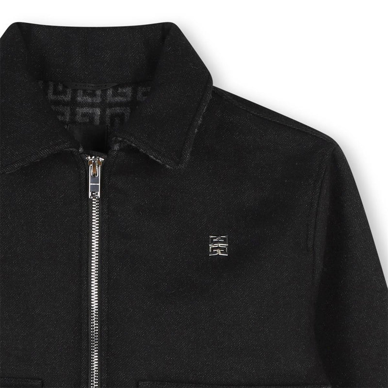 Boys Black Wool Jacket