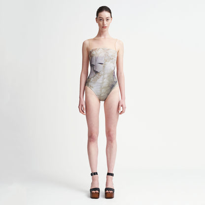 女士浅绿色芭蕾舞连体衣