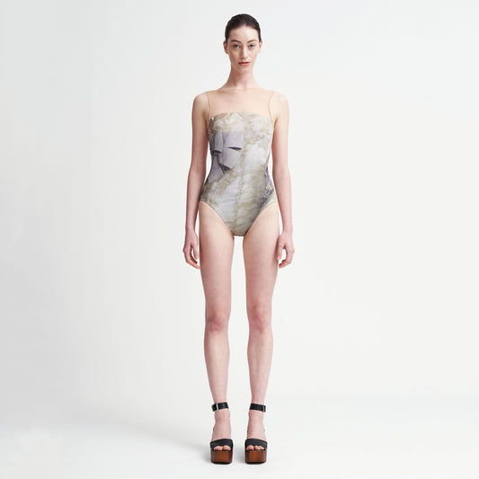 女士浅绿色芭蕾舞连体衣