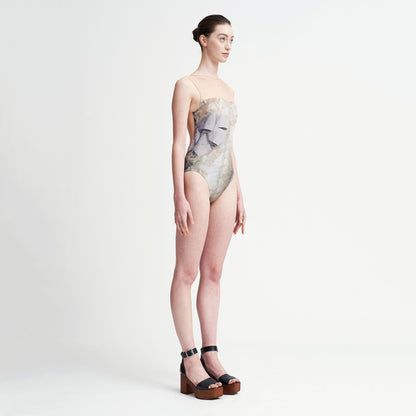 女士浅绿色芭蕾舞连体衣