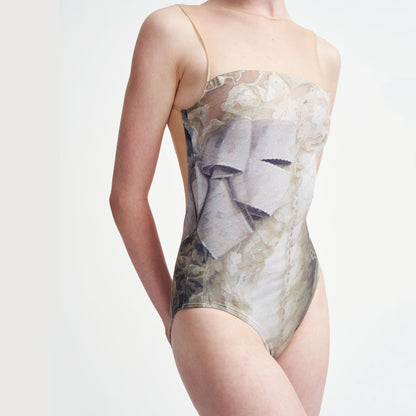 女士浅绿色芭蕾舞连体衣