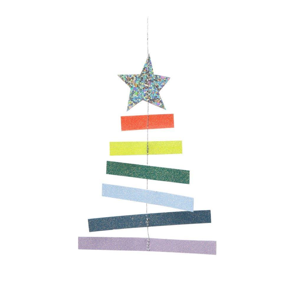 彩虹树点缀卡片