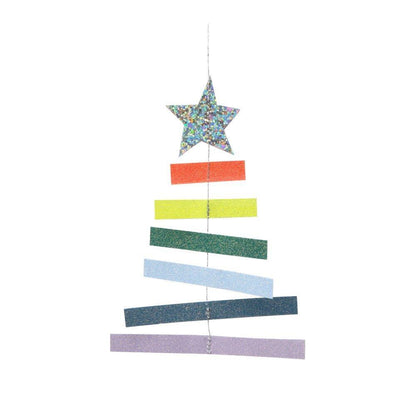 彩虹树点缀卡片