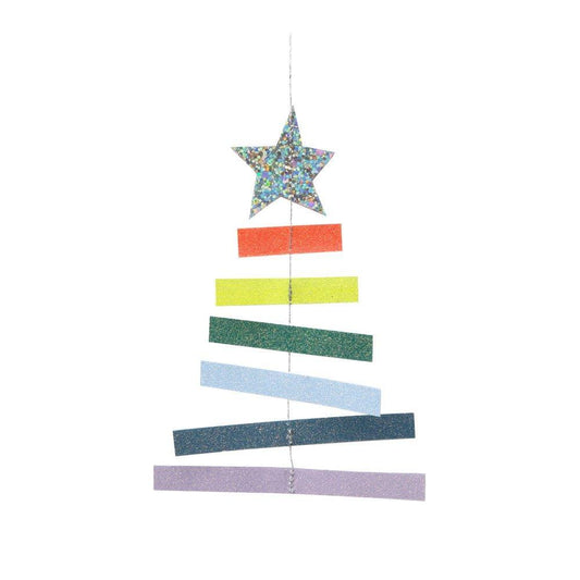 彩虹树点缀卡片