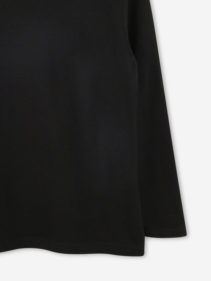 Hugo Boys Long Sleeve Logo T-Shirt in Black