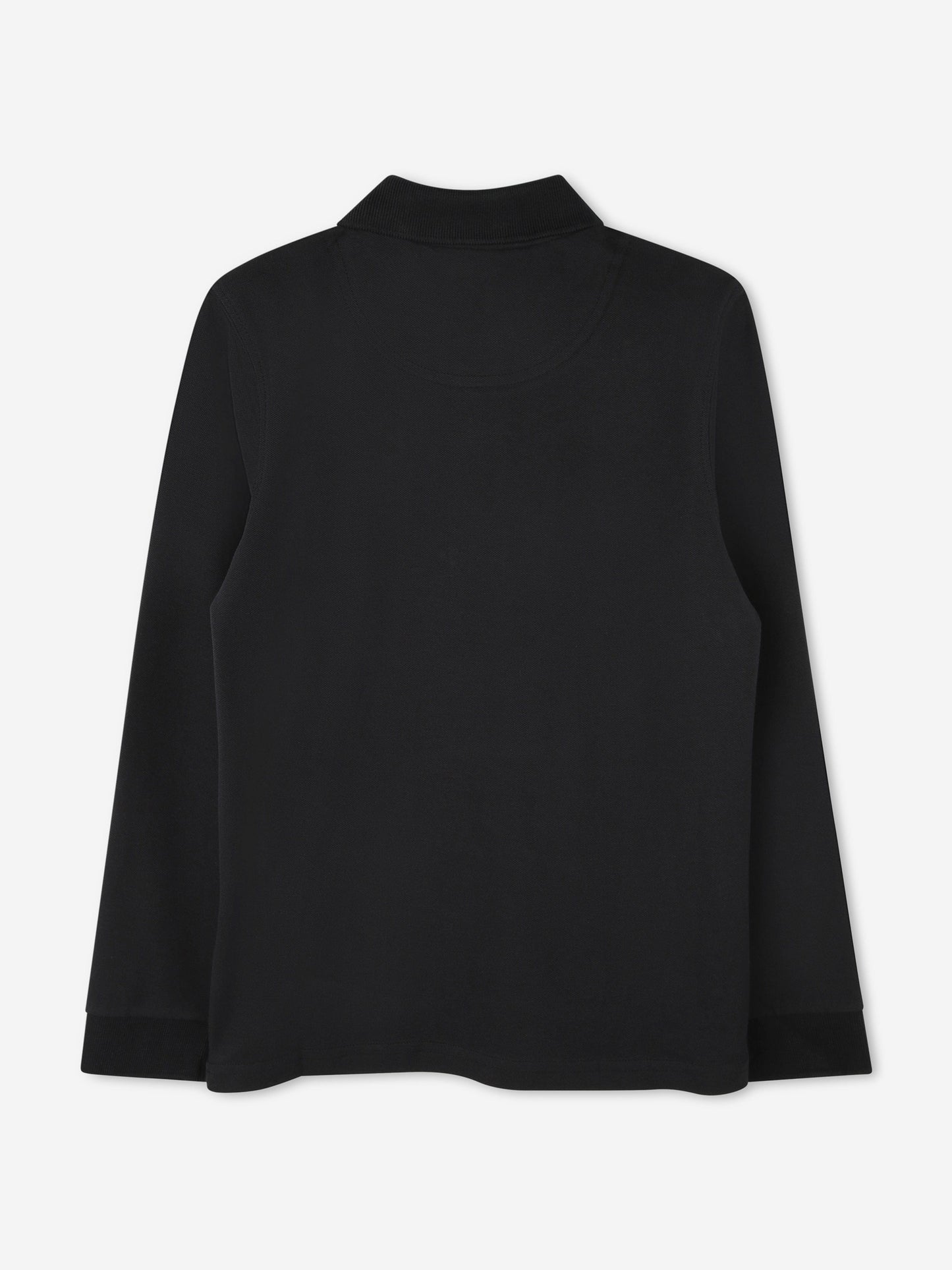 Hugo Boys Long Sleeve Polo Shirt in Black