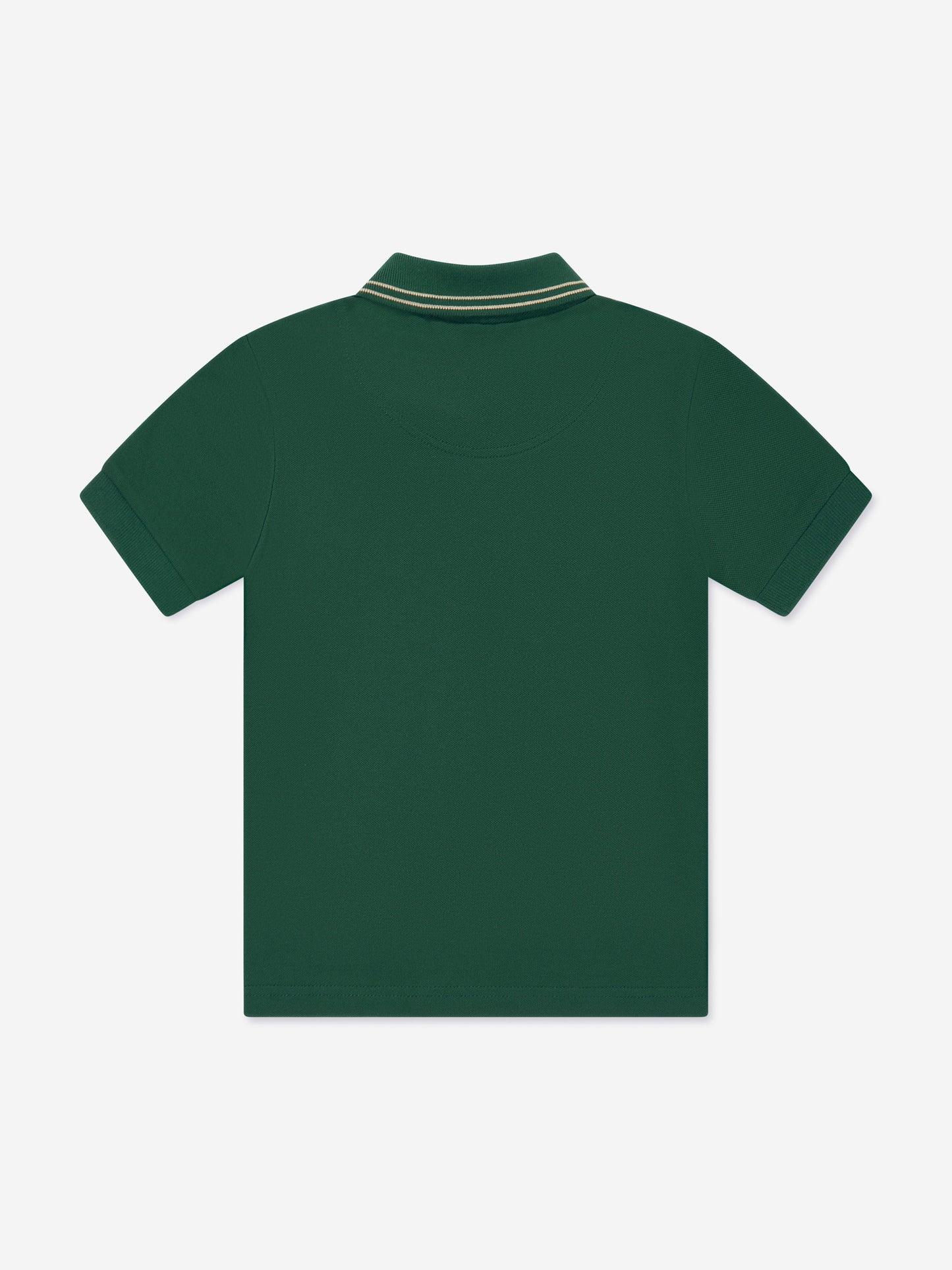 Hugo Boys 绿色徽标印花 Polo 衫