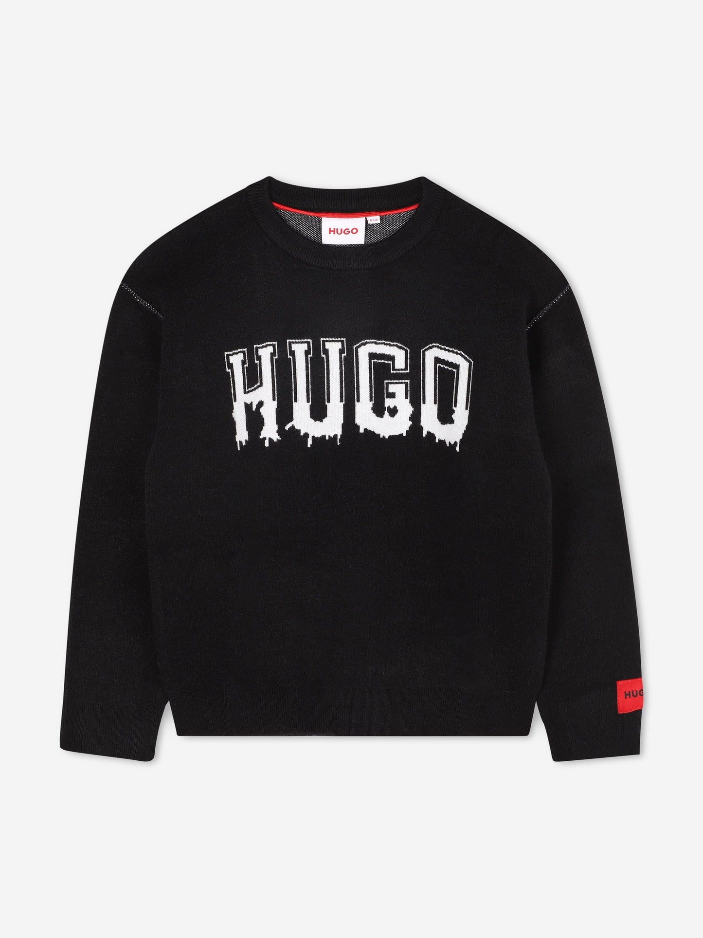 Hugo Boys Logo Jumper in Black