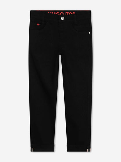Hugo Boys Slim Fit Jeans in Black