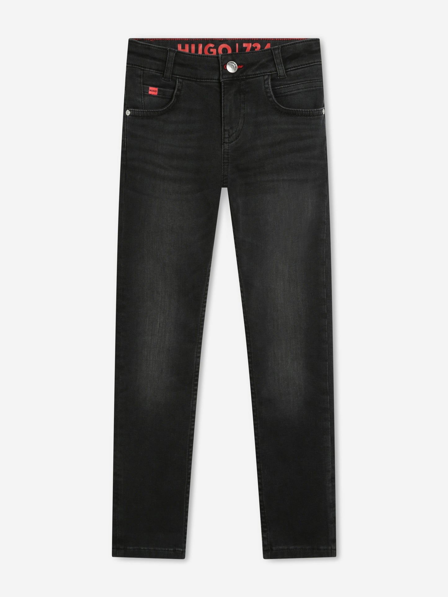 Hugo Boys Skinny Fit Jeans in Black