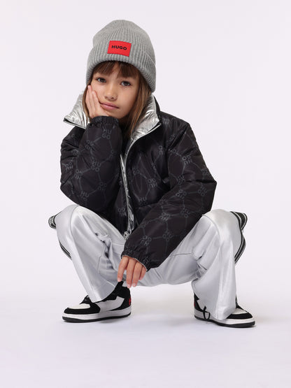 Hugo Kids 针织帽 (灰色)