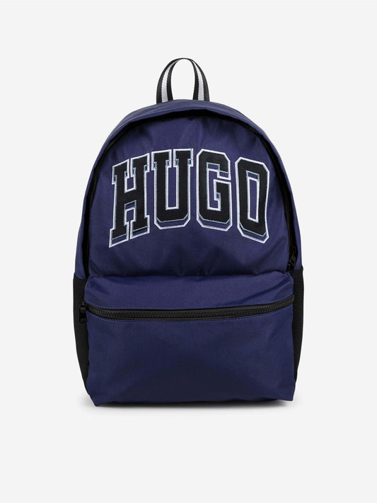 Hugo Boys 徽标背包（蓝色）（39 厘米）