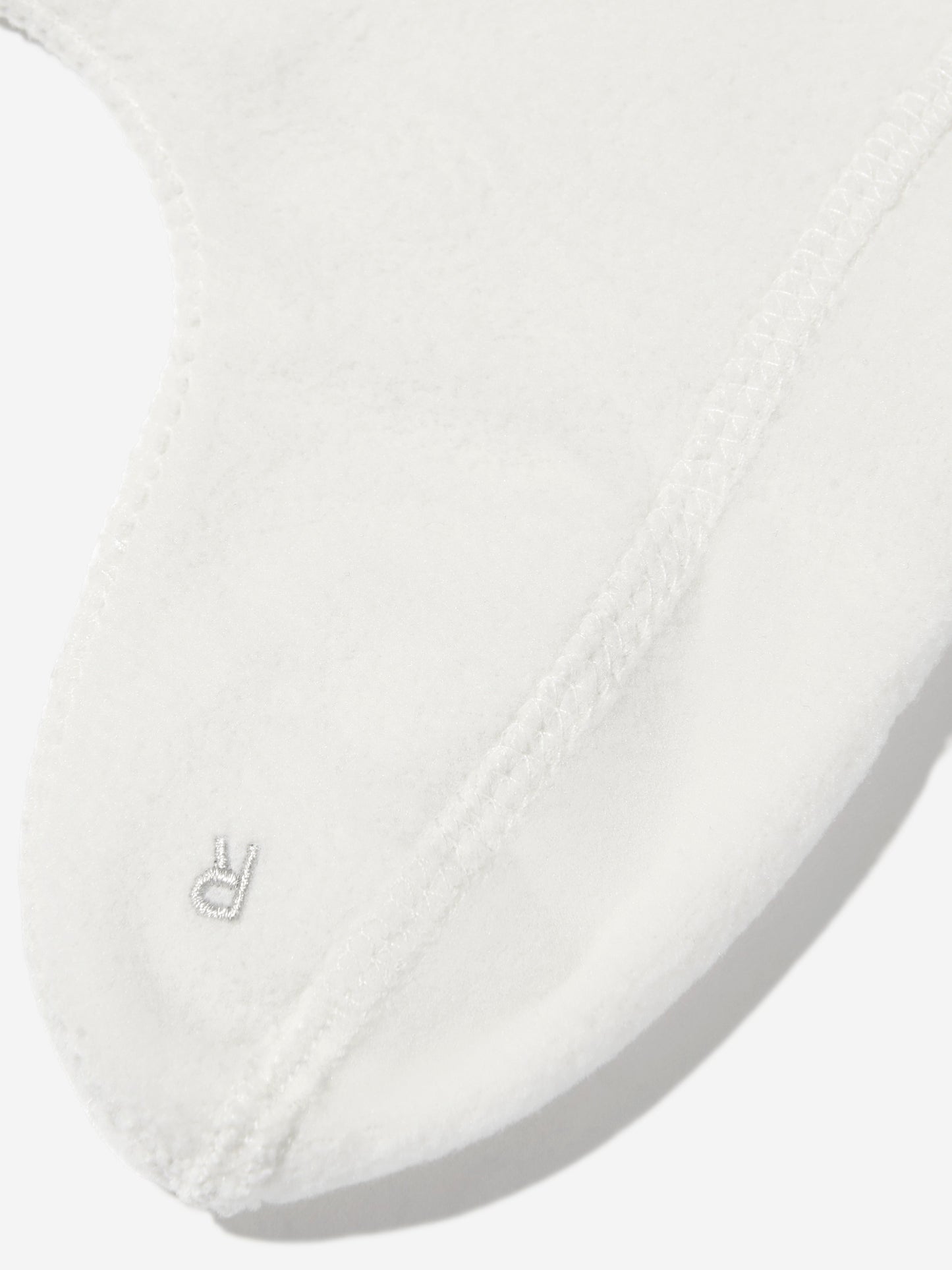 儿童白色再生羊毛靴袜