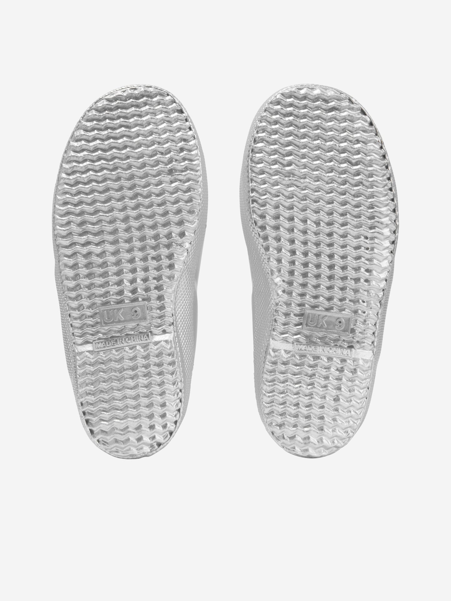 女孩原创第一款经典金属威灵顿靴（银色）