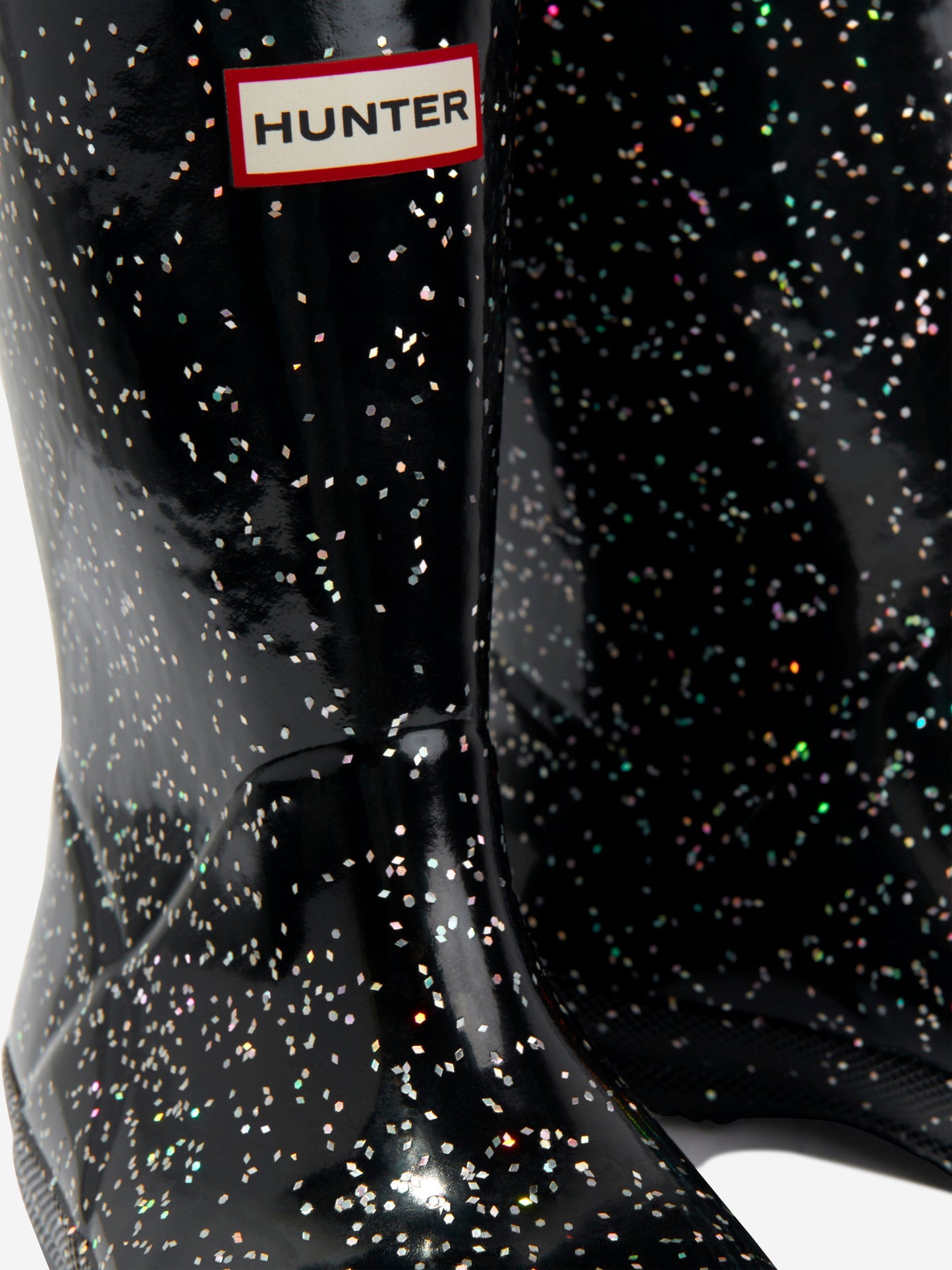 女童第一款经典巨型闪光雨靴