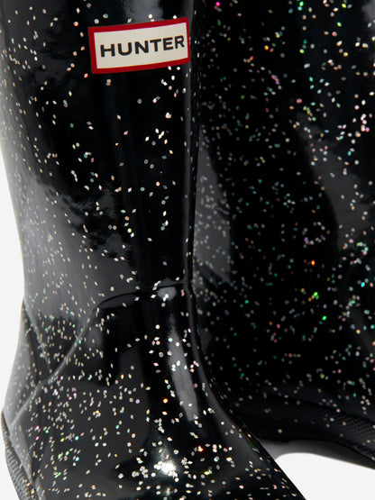 女童第一款经典巨型闪光雨靴