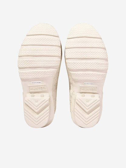 儿童原创巨型闪光象牙色威灵贡靴