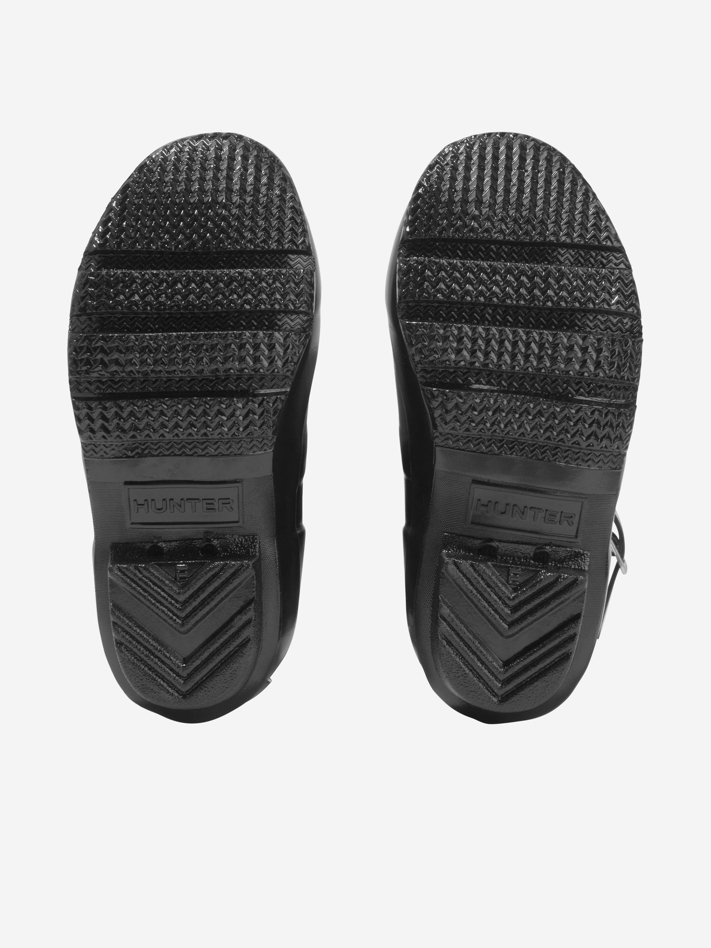 儿童原创黑色亮面威灵顿靴