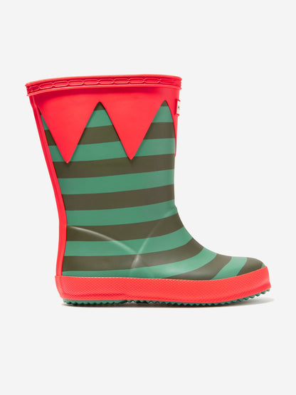男女通用 Original First Classic Elf 条纹威灵顿靴