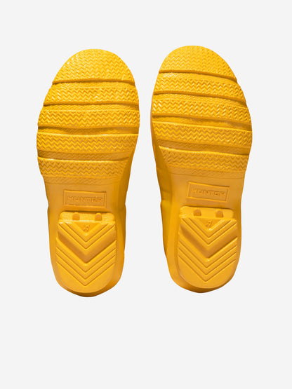 儿童原创亮面威灵顿靴（黄色）