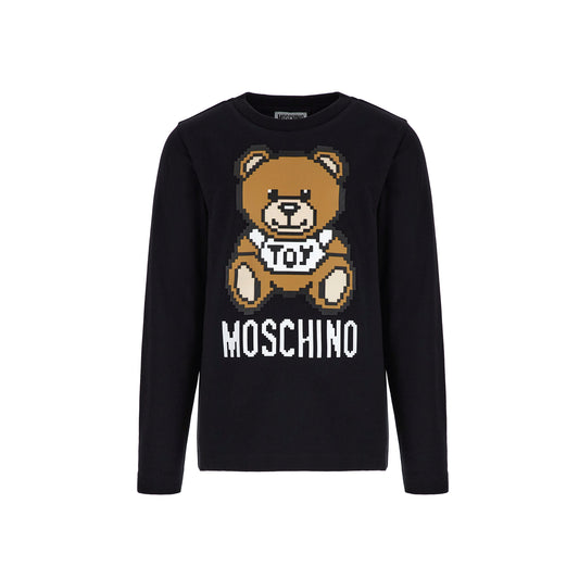 Boys & Girls Black Long Sleeve T-shirt