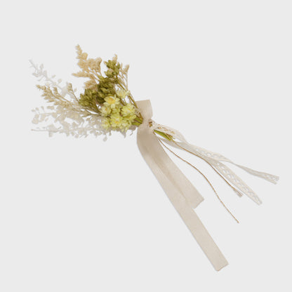 女童绿色花朵发夹