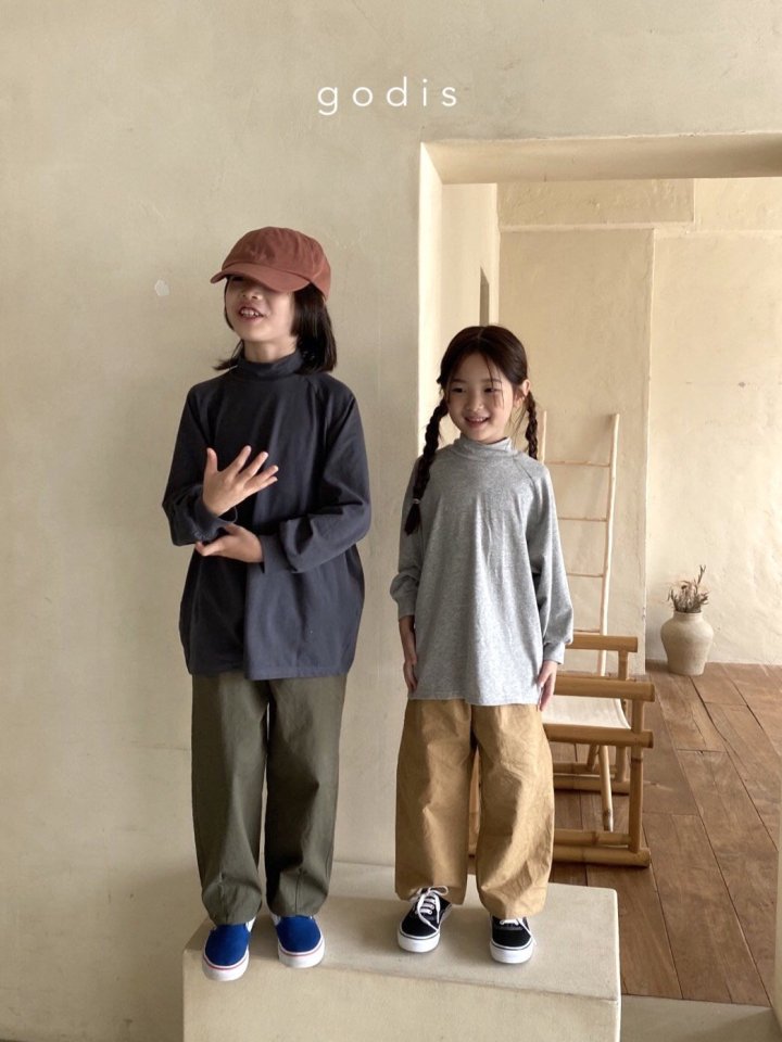 儿童浅灰色棉T恤