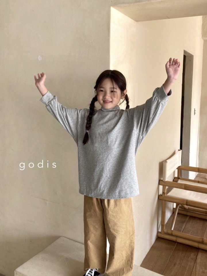 儿童浅灰色棉T恤