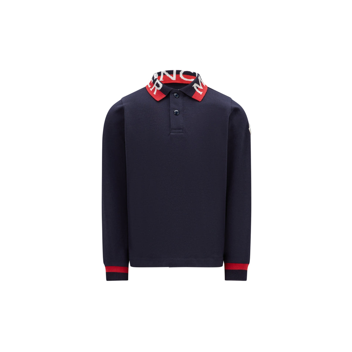 男童藏青色Logo棉Polo衫