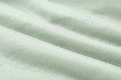 女童天青色礼服长裙