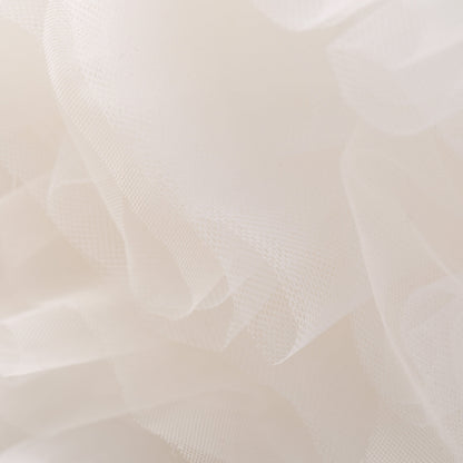 女童月光白半身纱裙
