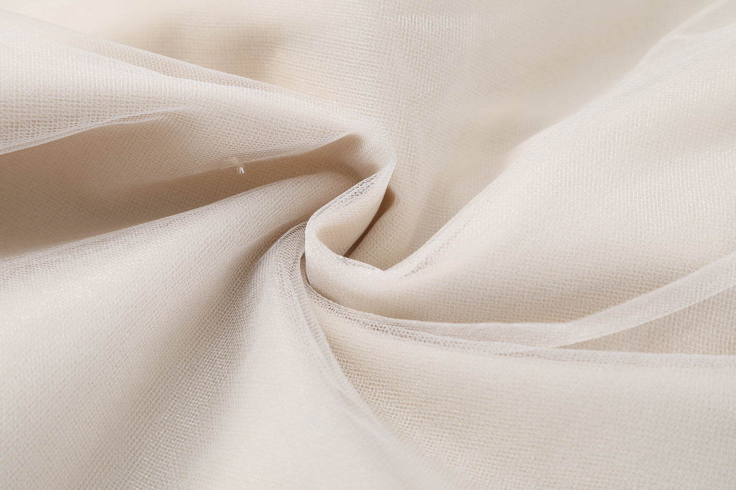 女童编织领香槟色纱裙