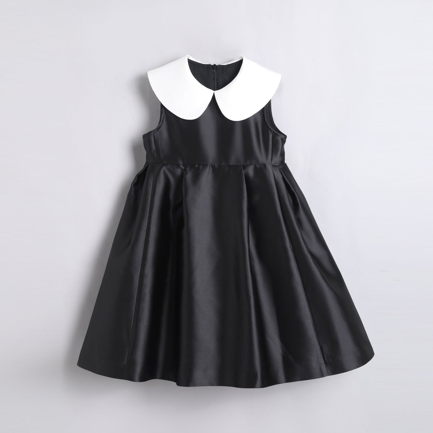 女童经典黑白礼服裙