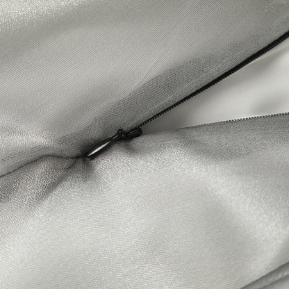 女童灰色欧根纱公主袖礼服裙