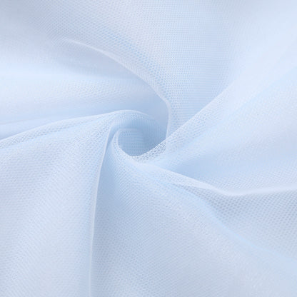 女童高定冰雪羽毛礼服裙