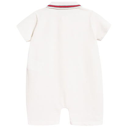 Baby Ivory Polo Babysuit