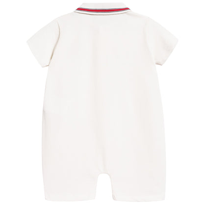 Baby Ivory Polo Babysuit