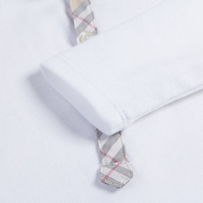 Baby White Cotton Three-piece Gift Set
