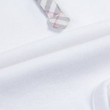 Baby White Cotton Three-piece Gift Set