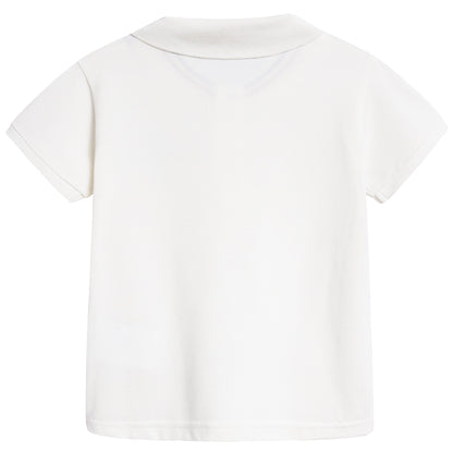 Boys White Polo Shirt