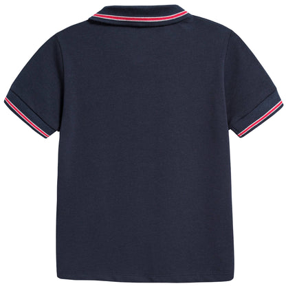Baby Boys Navy Blue Polo Shirt