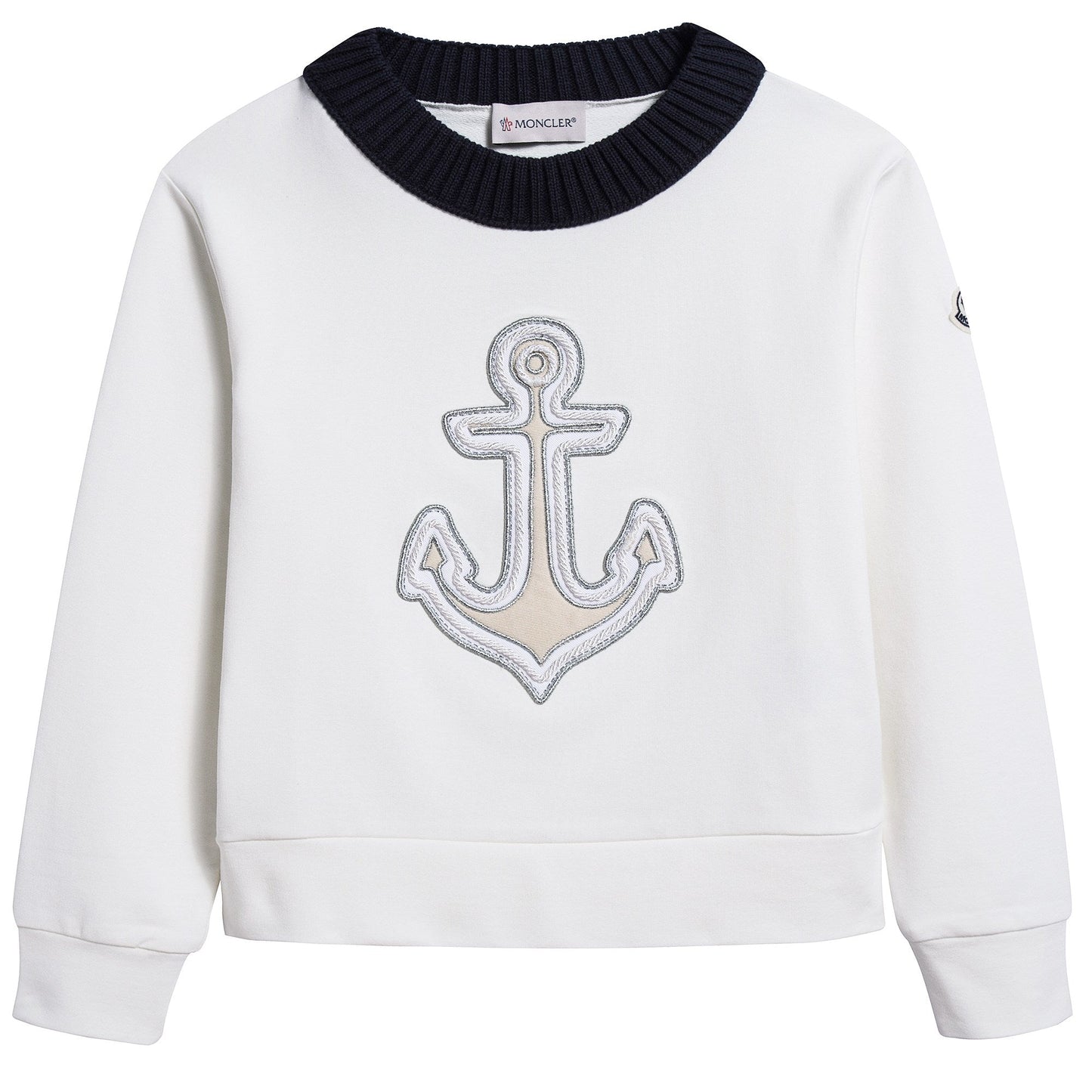 Girls Ivory Printed Sweatshirt