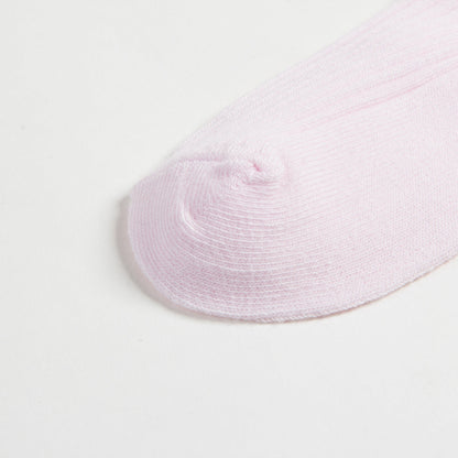 Girls Pale Pink Cotton  Socks