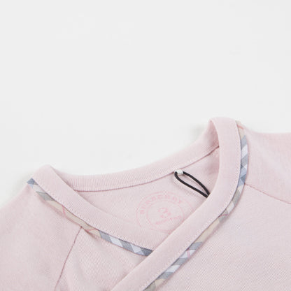 Baby  Girls  Powder  Pink   Cotton  Three-piece Gift Set