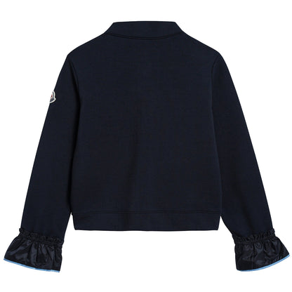 Girls Navy Blue Cardigan
