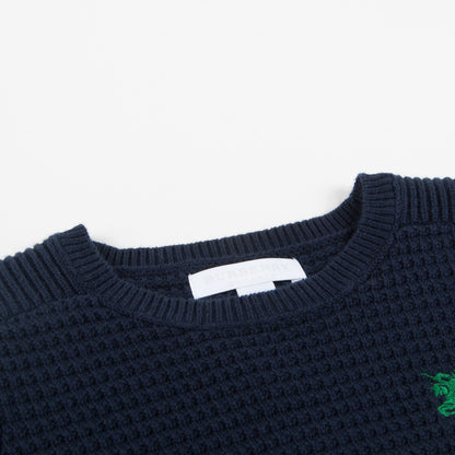 Boys  Navy  Blue  Cotton  Sweater