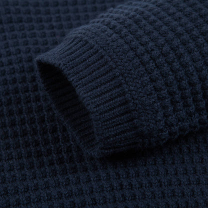 Boys  Navy  Blue  Cotton  Sweater