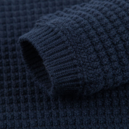 Baby  Boys   Navy   Blue  Cotton   Sweater