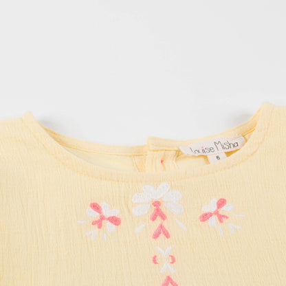 Girls Lemon "Hindaka" Dress